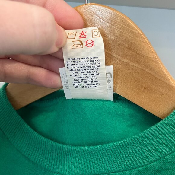 VTG 12m Snoopy Christmas Sweatshirt Charlie Brown & Gang Infant Toddler w/ Tags - Picture 8 of 9